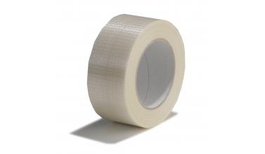Cross-reinforced strapping tape