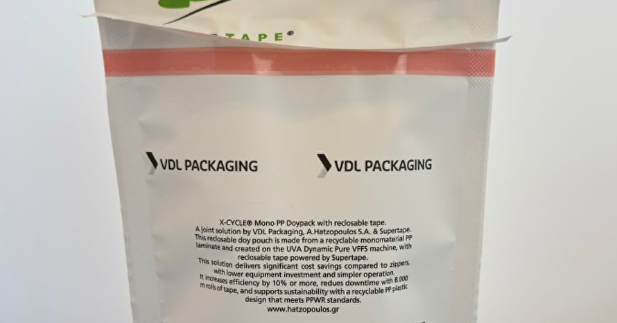 Supertape presents double-sided tapestrip for resealable flexible packaging